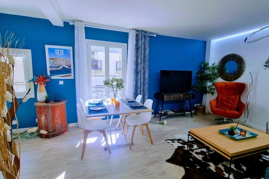 Apartmán Le Clavel Superbe Deco, Centre Historique, Climatise, Parking A Proximite Sète Exteriér fotografie