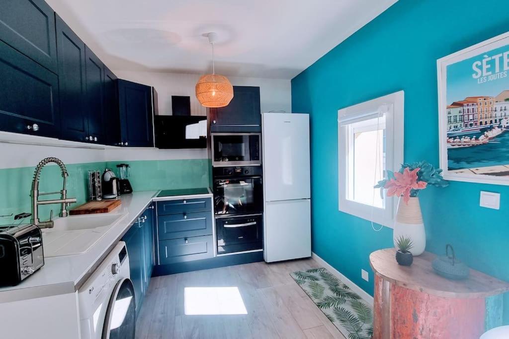 Apartmán Le Clavel Superbe Deco, Centre Historique, Climatise, Parking A Proximite Sète Exteriér fotografie